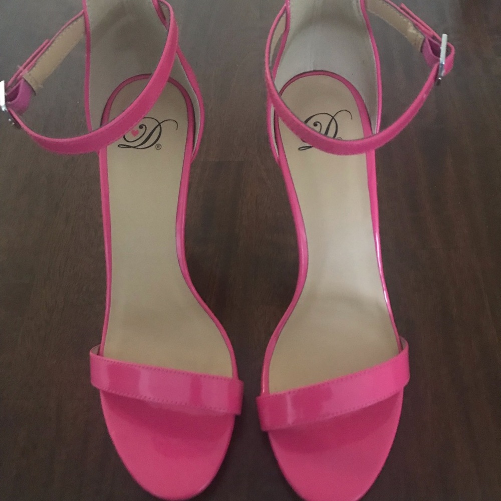 Pink high heels